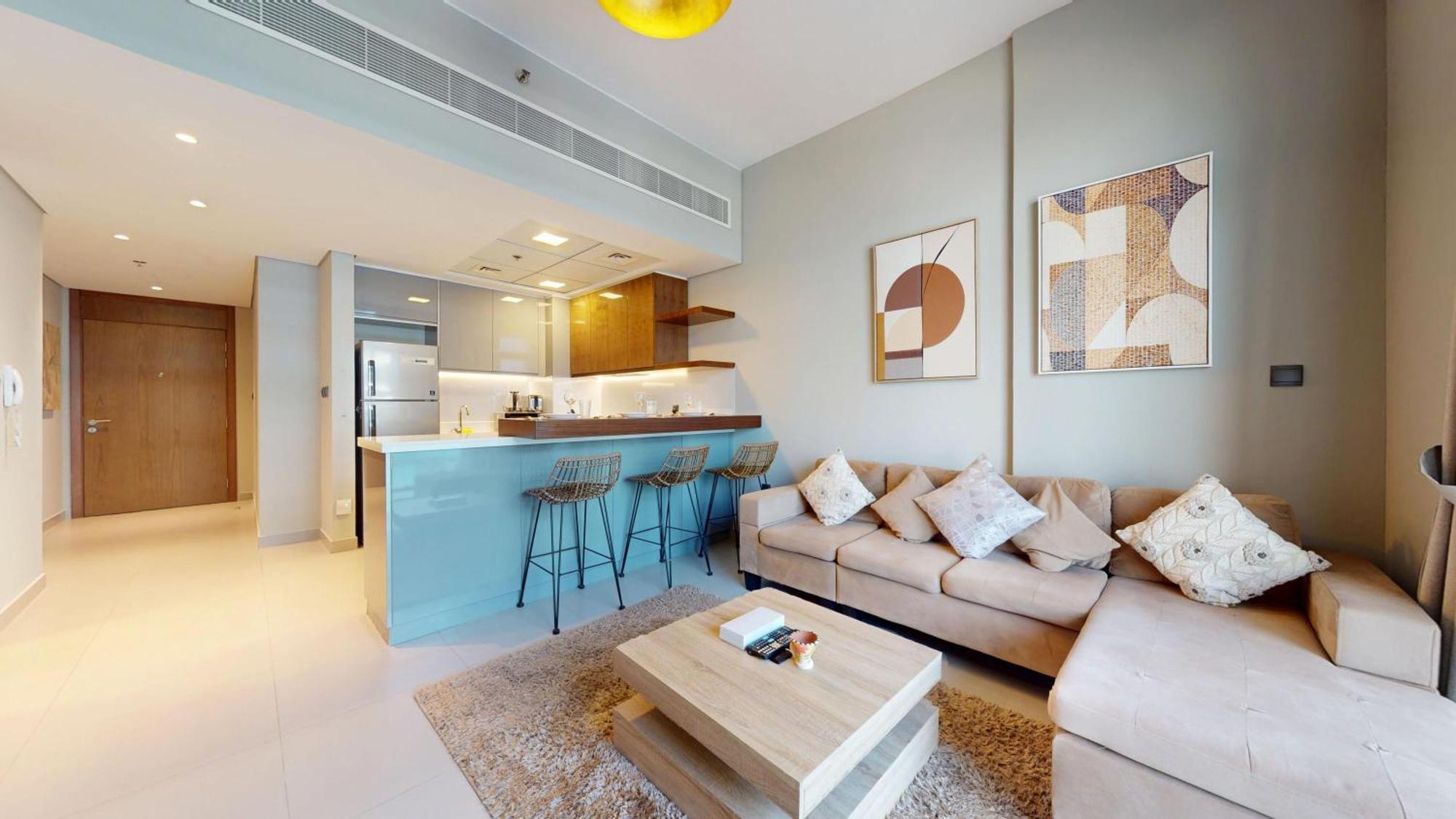 Apartment Chic And Airy 1br Furnished In 2020 Marquis Dubai